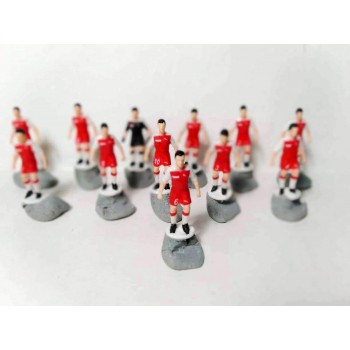 Subbuteo Andrew Table Soccer Singapore 1985 no bases no box only 12 figures